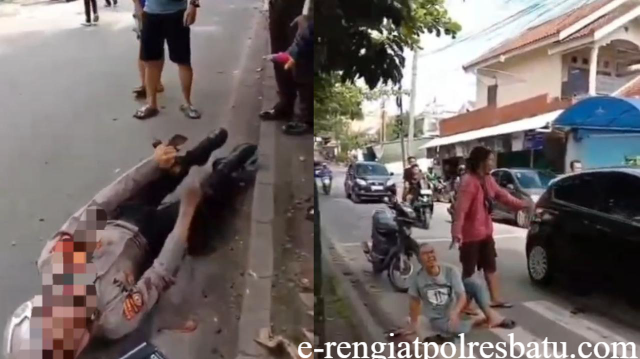 Viral Polisi Kejang-kejang Usai Kecelakaan di Bandar Lampung
